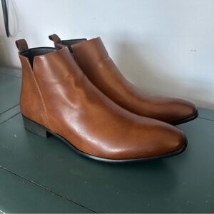 Men's Brown Leather Ankle Boots